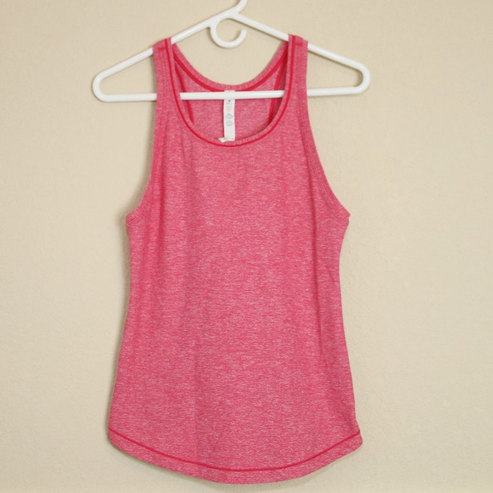 Lululemon Womens Tank Top Pink Soft Semi Fitted Size 6